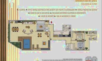 Imagem 6: Cobertura Linear em Lançamento com 02 quartos, 173 m2, Recreio dos Bandeirantes, Rio de Ja