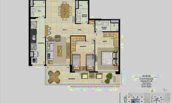 Imagem 3: Apartamento em construção com 2 quartos, 90 m2, Botafogo, Rio de Janeiro, RJ