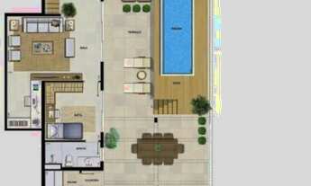 Imagem 5: Cobertura duplex com 05 quartos, 282 m2, Barra da Tijuca, Rio de Janeiro, RJ