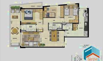 Imagem 3: Apartamento em construção com 3 quartos, 112 m2, Botafogo, Rio de Janeiro, RJ