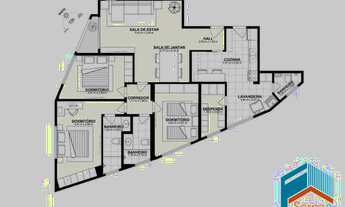 Imagem 7: Apartamento com 03 quartos, 135 m2, Lagoa, Rio de Janeiro, RJ