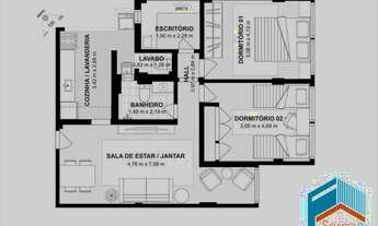Imagem 2: Apartamento com 03 quartos, 68 m2, Botafogo, Rio de Janeiro, RJ