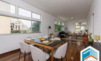 Imagem 3: Apartamento com 128 m2, 03 quartos, Leblon, Rio de Janeiro, RJ