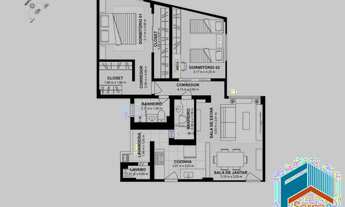 Imagem 6: Apartamento com 02 quartos, 75 m2, Botafogo, Rio de Janeiro, RJ