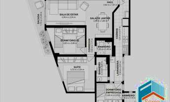 Imagem 2: Apartamento com 02 quartos, 83 m2, Lagoa, Rio de Janeiro, RJ