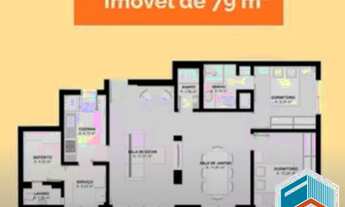 Imagem 7: Apartamento com 02 quartos, 79 m2, Lagoa, Rio de Janeiro, RJ
