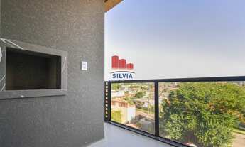 Imagem 2: Apartamento NOVO com 2 quartos, vaga coberta e sacada com churrasqueira no Guaíra