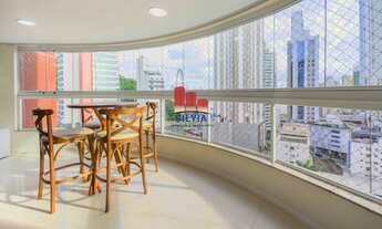 Imagem 4: Apartamento com sacada e churrasqueira 3 quartos com suítes, 2 vagas cobertas e 133m² no R