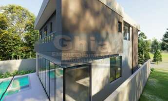 Imagem 3: Casa nova em construção condomínio fechado alphaville Dom Pedro 2 com 5 suítes, piscina, 4