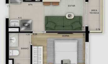 Imagem 5: APARTAMENTO RESIDENCIAL em São Paulo - SP, Vila Ema