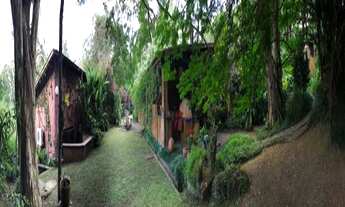 Imagem: Charmosa casa de campo rústica, integrada