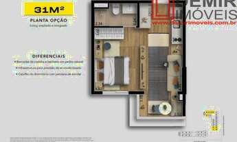 Imagem 6: APARTAMENTO A VENDA EM OSASCO - SP : 1 e 2 dorms. 1 Suíte - 25m² à 50m² 1 Vaga