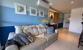 Imagem 2: Cobertura duplex mobiliada, localizada no 9o andar com vista panorâmica da praia, rio e se