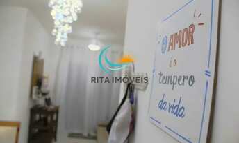 Imagem 3: Apartamento mobiliado no 2o andar, com dois dormitórios, 1 banheiro, sala com sacada