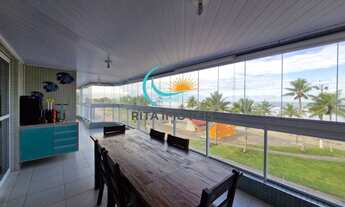 Imagem 3: Apartamento frente mar - 3 dormitórios, sendo 1 suíte, varanda com churrasqueira e área de