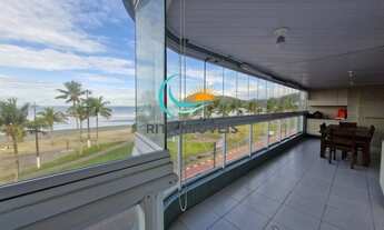 Imagem 2: Apartamento frente mar - 3 dormitórios, sendo 1 suíte, varanda com churrasqueira e área de