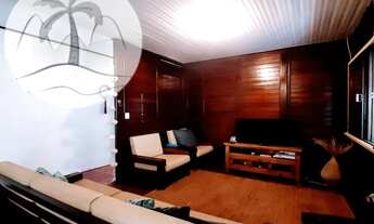 Imagem 2: Casa na quadra da praia do Maitinga pré-fabricada com banheiros e cozinha em alvenaria, te