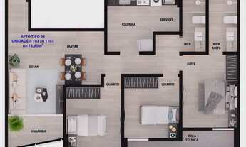 Imagem 6: LANÇAMENTO NO MANAÍRA, PERTINHO DO MANAÍRA SHOPPING, COM ENTREGA EM DEZEMBRO DE 2024 COM 2