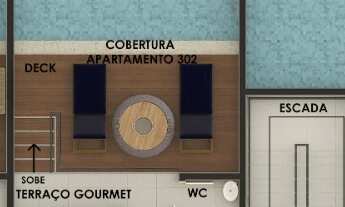 Imagem 4: COBERTURA DUPLEX, COM 3 DORMITÓRIOS SENDO UM SUITE, NOS BANCÁRIOS PRÓXIMO A CAIXA ECONÔMIC