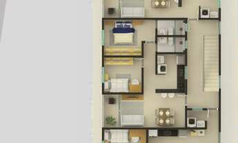 Imagem 4: APARTAMENTO COM 2 DORMITÓRIOS, 53 M², 1 VAGA DE GARAGEM, NO BAIRRO DO BESSA, PRÓXIMO AO CO