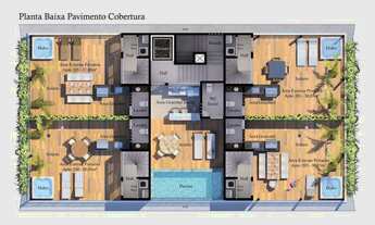 Imagem 4: COBERTURA COM 2 QUARTOS, PÉ DIREITO ELEVADO, COM HIDRO, NO BAIRRO DOS BANCÁRIOS PERTINHO D