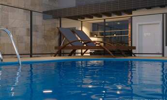 Imagem 3: APARTAMENTOS COM 1 OU 2 QUARTOS, PRÉDIO COM ELEVADOR E ÁREA DE LAZER COM PISCINA NA COBERT