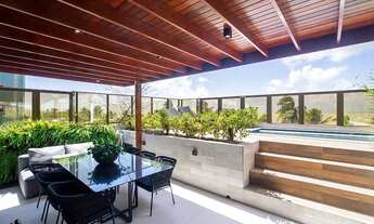 Imagem 3: COBERTURA LINEAR COM 115 METROS DE ÁREA MOBILIADA E DECORADA LOCALIZADA NA ORLA DA PRAIA D