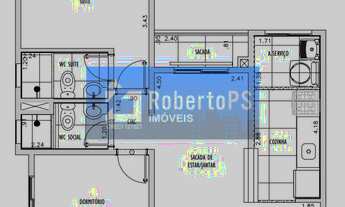 Imagem 3: Apartamento com 2 quartos sendo uma suíte e varanda
