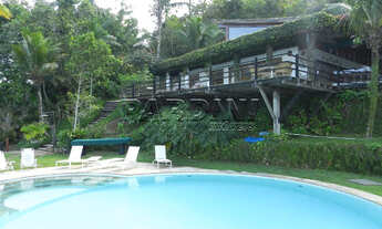 Imagem 3: Linda casa de locação, frente para a costeira, prainha particular; com splits, na Praia Ve