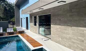 Imagem: Linda casa moderna no condomínio Pedra