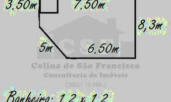 Imagem 5: Excelente ponto comercial, Salão com 65m² com 1 banheiro, nível da Rua com fechamento em p