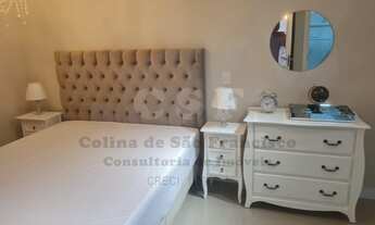 Imagem 2: Apartamento totalmente mobiliado, com 2 quartos, sendo 1 suíte e 2 vagas de garagem