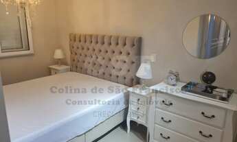 Imagem 3: Apartamento totalmente mobiliado, com 2 quartos, sendo 1 suíte e 2 vagas de garagem