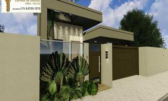 Imagem: Casa moderna com 3 dormitórios, varanda