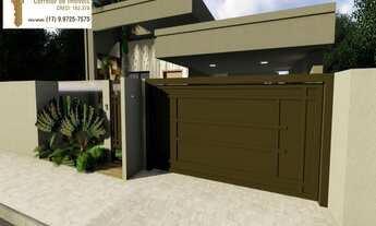 Imagem 3: Casa moderna com 3 dormitórios, varanda gourmet em fase de construção em Votuporanga/SP