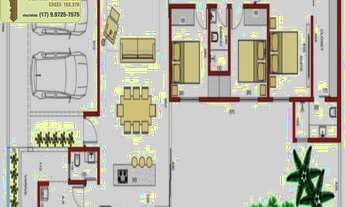 Imagem: Casa á venda em fase de construção, moderna