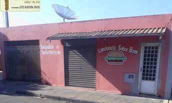 Imagem: Casa com salão comercial á venda em Nhandeara/SP