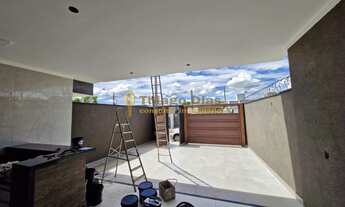 Imagem 3: Casa nova e moderna á venda em fase de construção com 3 dormitórios (sendo 1 suíte com clo