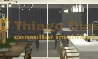 Imagem 6: Casa moderna á venda em fase de construção com 3 suítes, 3 vagas, piscina e cozinha gourme