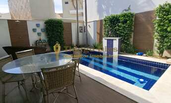 Imagem 4: Sobrado alto padrão á venda, com piscina aquecida e cozinha gourmet com churrasqueira no C