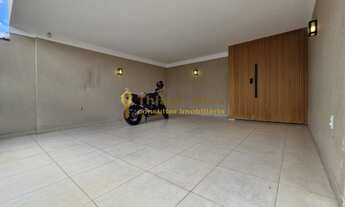 Imagem 2: Casa moderna á venda com 3 dormitórios (sendo 2 suítes), varanda ampla com churrasqueira n