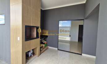 Imagem 4: Casa nova e moderna á venda com espaço gourmet com churrasqueira no bairro Jardim Residenc