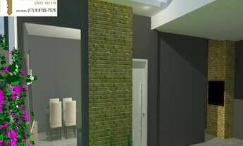 Imagem 4: Casa á venda com projeto a ser construído 3 dormitórios, varanda gourmet com churrasqueira