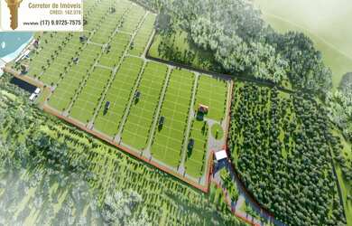 Imagem 2: Terrenos a venda com 450 m² no Condomínio Arara Azul na cidade de Zacarias/SP