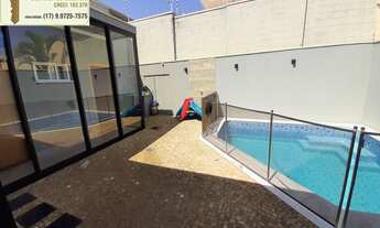 Imagem 2: Casa moderna á venda com 3 suítes, piscina e ampla cozinha gourmet com churrasqueira em no