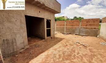 Imagem: Casa moderna em fase de construção á