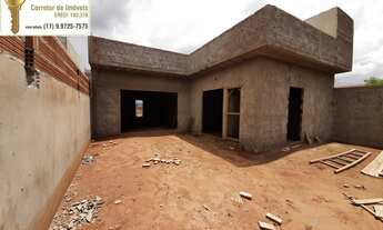 Imagem 2: Casa moderna em fase de construção á venda no bairro Quinta do Moro em Votuporanga/SP