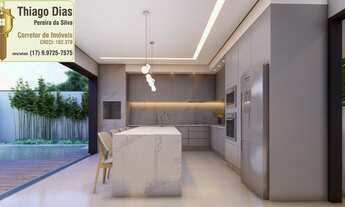 Imagem 5: Casa moderna com 2 suítes, cozinha gourmet com churrasqueira, 2 a 4 vagas de veículosem fa