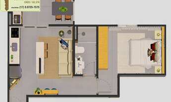 Imagem: Apartamento novo á venda no Edifício Poente