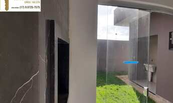 Imagem 7: Casa nova e moderna á venda com 3 dormitórios (1 suíte), cozinha gourmet com churrasqueira